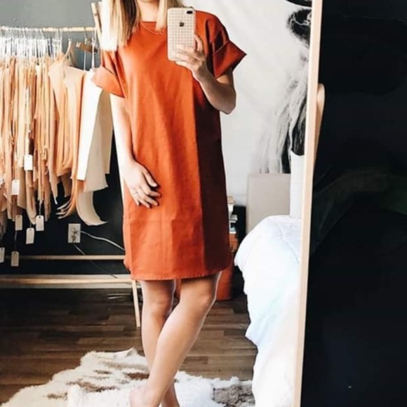 Amae Co. Dresses & Skirts - Amae Co. {101} tee dress linen